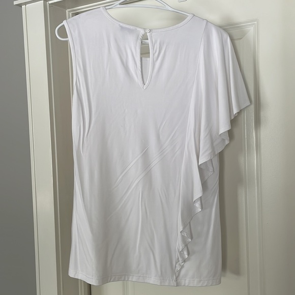 Brand New White Ruffle Top - Picture 2 of 5